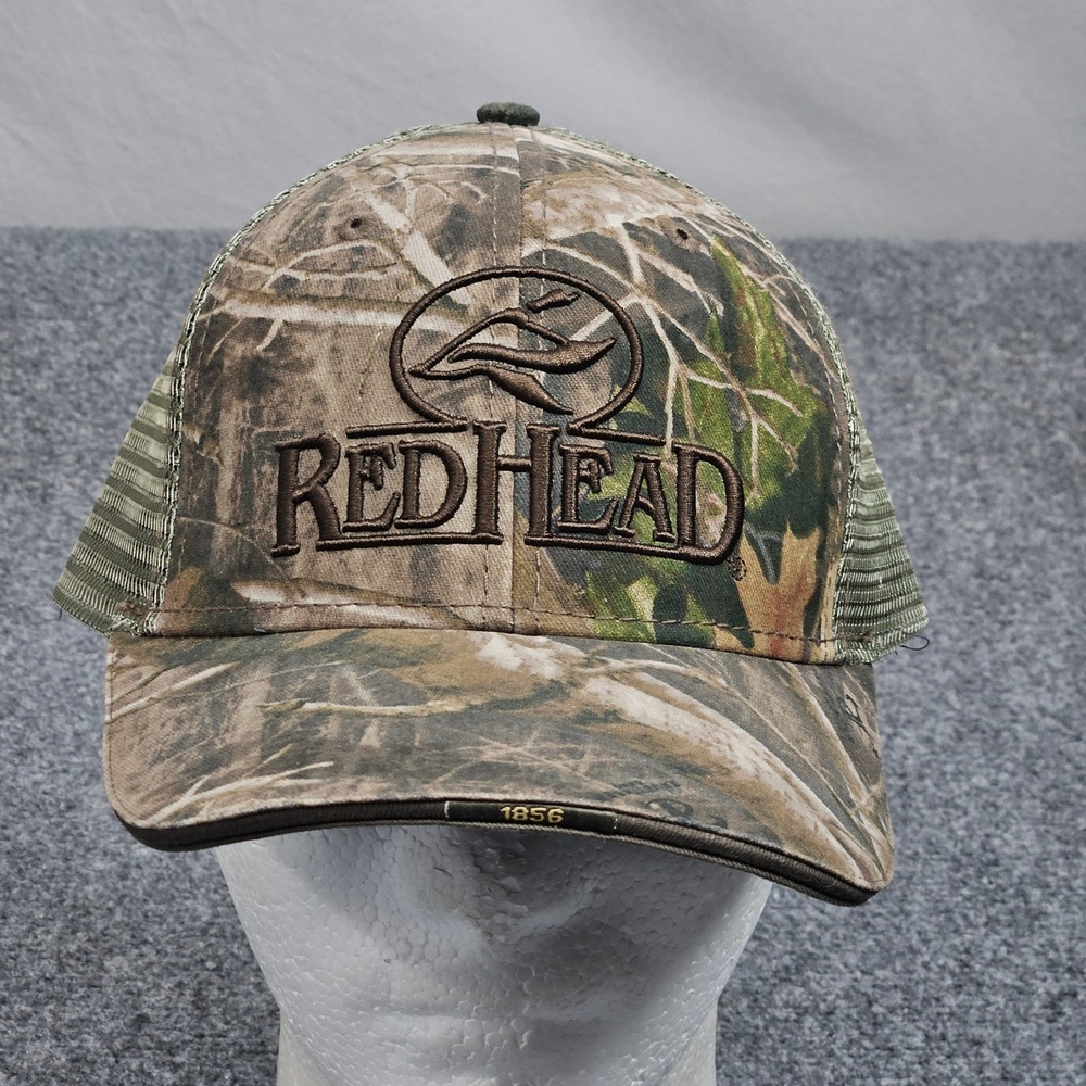 RedHead Hat Camo Trucker Strapback Mesh‎ Hunting Outdoor Realtree Style Cap